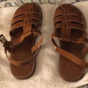 J.Crew soft leather fisherman sandal